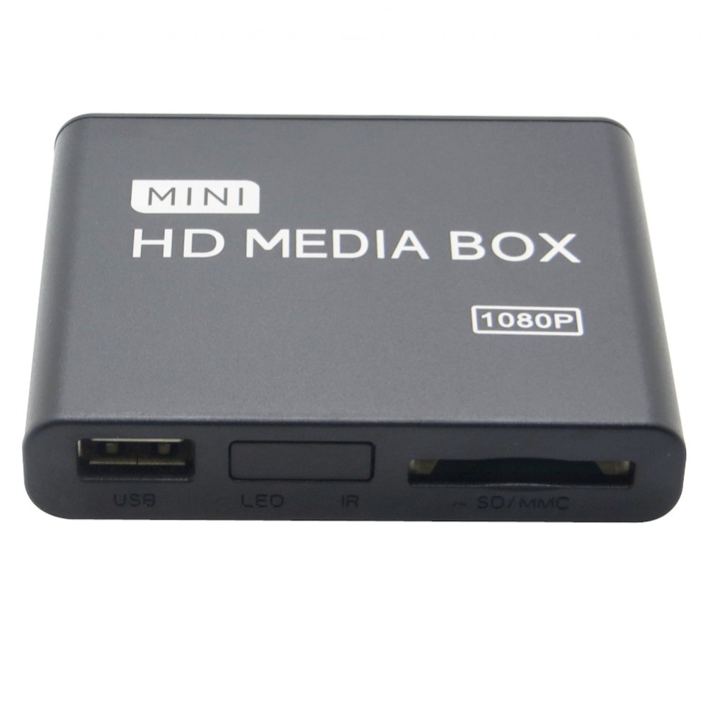 5pcs/lot 1080P Full HD Multimedial Player Mini Media Player Media Box Support USB SD/MMC/MKV