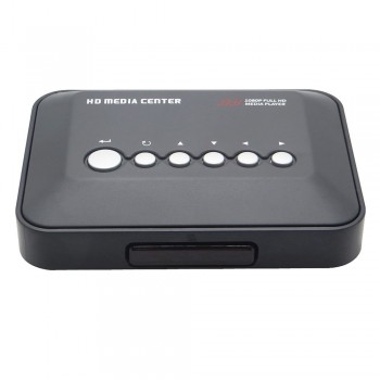 5pcs/lot Full HD 1080P 3D Media Player with HDMI AV HDD Player