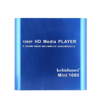 kebidu New 1080P Mini Media Player MKV/H.264/RMVB Full HD With HOST Card Reader For Most Format