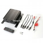 New 4Ch Channel Car Kit and Hard Disk HDD Vehicle Car Video Recorder mobile DVR