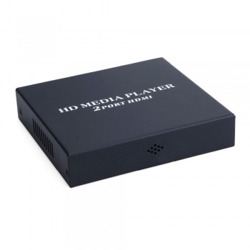New Arrival JEDX MP026 Multimedia Mini HDMI 1080P Full HD Media Player MKV RM SD USB SDHC MMC with 2Ports HDMI VGA AV Auto Play