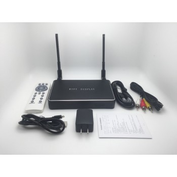 Dual wifi 2.4G+5G,HD 1080P Airplay Wifi Display TV Box Receiver HDMI+VGA+AV Miracast DLNA Easy Sharing for Android IOS WINDOWS