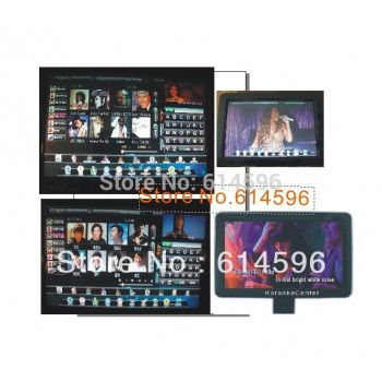 Complete Karaoke System Touch Screen  Amplifier Mixer Speaker Wireless Microphones All in One MTV HDMI