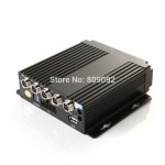 Mini 4CH Car Vehicle AHD Mobile DVR Realtime Video/Audio SD Card Remote Control