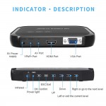 Full HD 1080P Multi-function 3D Media Player With 01 Remote Control HDMI VGA Multiple Modes HD Media Center Wi-Fi Repeater