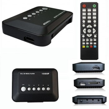 Factory price Hot Selling High Quality HD 1080P USB Hard Drive Upscaling Multi Media Player MKV AVI RMVB New  Drop Shipping