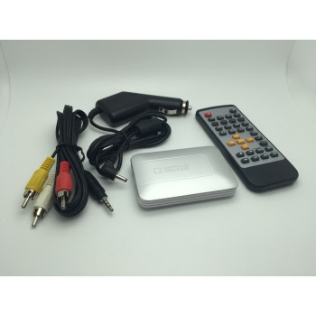 Giftamp;Free Shipping K5 Full HD 1080P HDMI Car MultiMedia player USB SD/MMC Card DIVX MKV AVI RM RMVB MP3 JPEG with Car Adapter