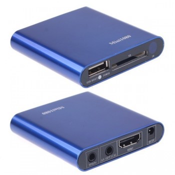 JEDX 16GB SDHC Card MINI Full HD 1080P MKV RM H.264 WMV SD USB Meida Player HDMI/AV,HD TV Box,TV Partner