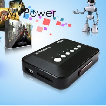 Full HD 1080P HDMI Multi Media Player Support AVI MP4 SD MMC Home Entertainment