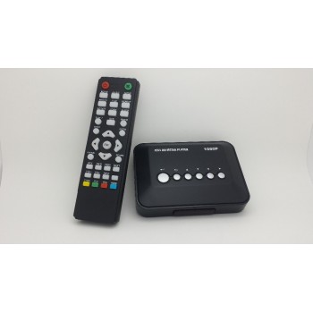 JEDX Car 3D Full HD Media player 1080P Mini Multi-Media Player w/Remote Control HDMI W/USB/SD Video Player With Car adapter