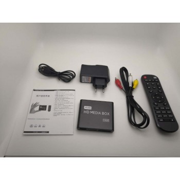 Free shipping!JEDX MINI Full HD 1080P USB External HDD Media player SD MMC card reader HOST OTG MKV H.264 RMVB DVD MPEG