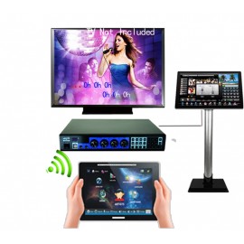 KTV Karaoke Player System 3TB HD+ 10 Wireless Touch PAD + 19 Touch Screen  W/ SONGS+ HDMI output +Easy add more song FreeShip