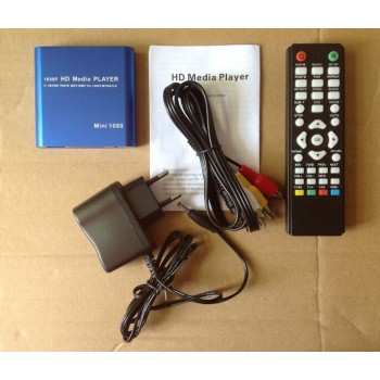 SITU Mini Full Hd 1080p Usb External Hdd Player With SD MMC Card Reader Host Support Mkv Hdmi Hdd Media Player