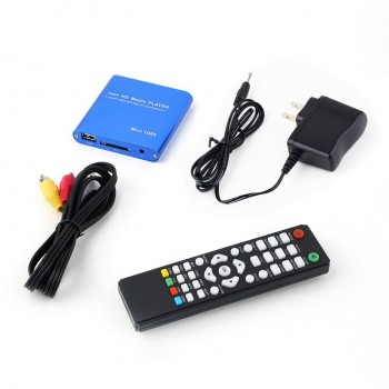 kebidumei EU plug Mini Media Player 1080P Full HD with HOST Card Reader with EU plug Support HDMI for windows for mac