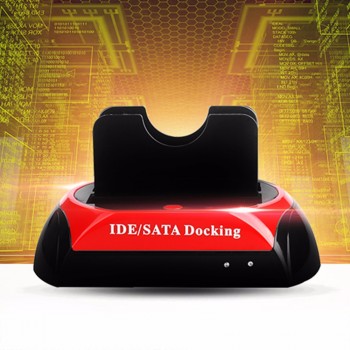 Hot 2.5Inch3.5 Inch IDE SATA USB Dual HDD Hard Drive Disk Docking Station