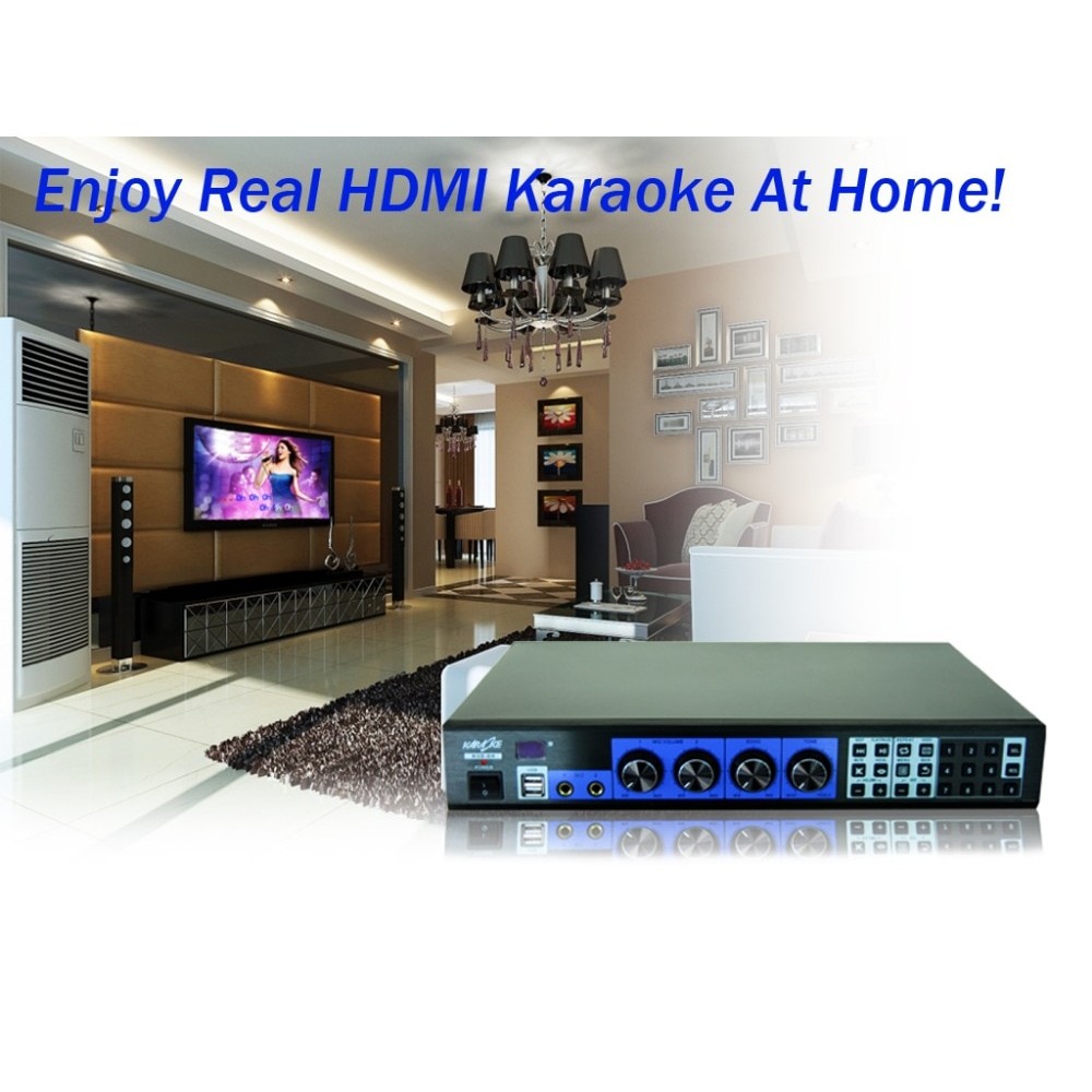 Professional HDD Karaoke Machine MTV Player 3TB, Professional karaoke system with songs,HDMI Suport Dual Hard Drive,Tablet/phone