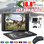 18.8 Portable Home Car Mini DVD Player HD+270 Rotate LCD Screen TV EVD USB+Gamepad Drop Ship 16:9 LCD Screen 800x600 Resolution