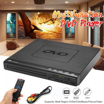 110V-240V USB Portable Multiple Playback DVD Player ADH DVD CD SVCD VCD Disc Player Home Theatre System With Romote Control