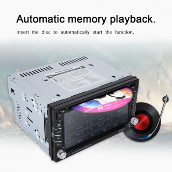 6.2 inch HD Car Bluetooth MP4 MP3 Player Touch Screen Car Multimedia DVD-MP6213 Player