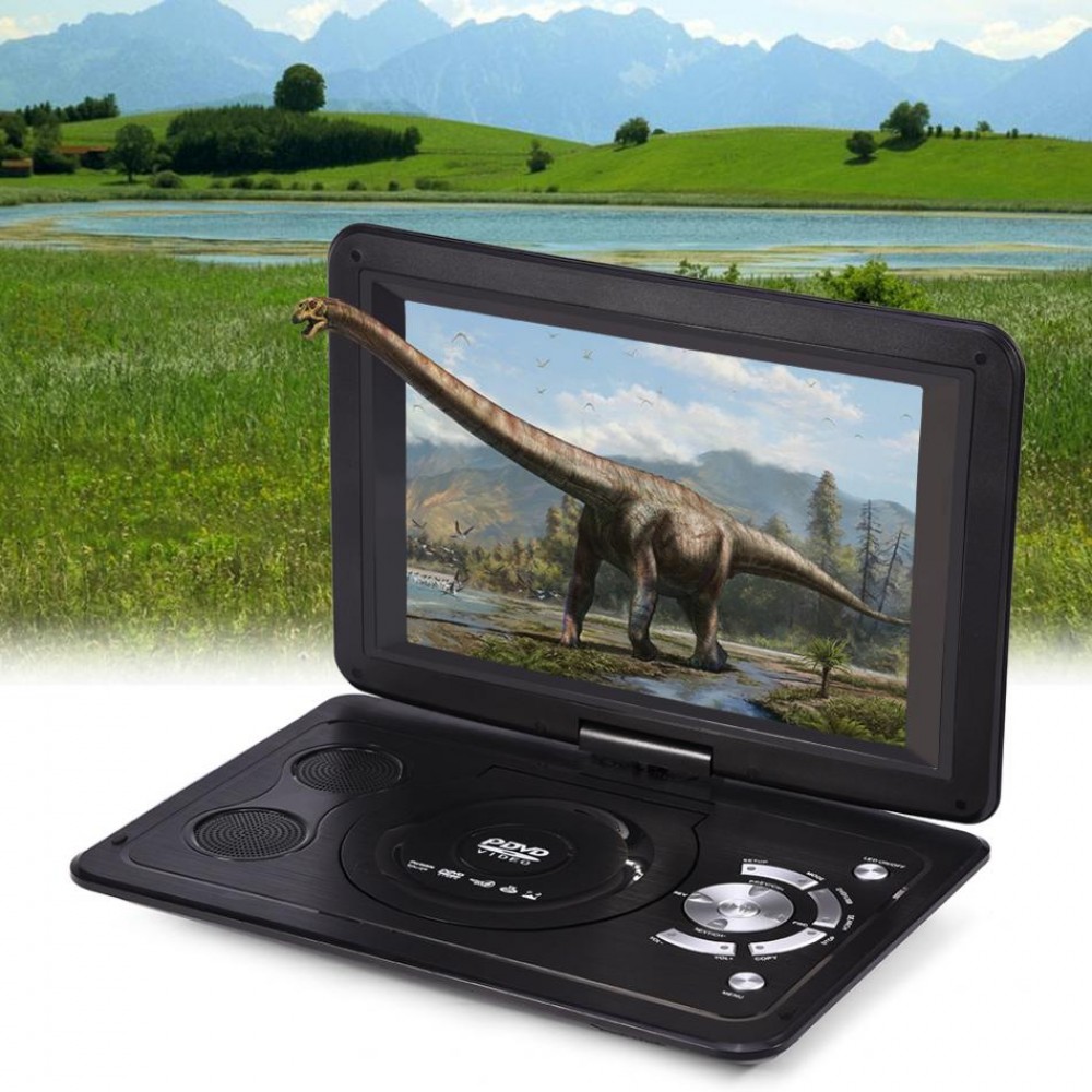 13.9inch 110-240V  HD TV Portable DVD Player 800*480 Resolution 16:9 LCD Screen for AU Plug Game DVD Players 2018