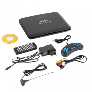 LONPOO Newest 7 inch Portable DVD  Player with TFT Screen Display Support TV VCD CD MP3 USB GAME Mobile TV DVD player