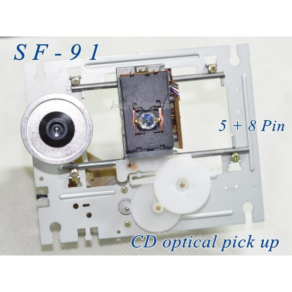 5pcs/lot SF-91 / SF91(5Pin+8Pin) with mechamism SF-91 94V5 Double row plug CD player laser lens  SF 91