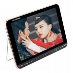 Portable DVD Player Digital Multimedia Player Support U Drive Play amp; Card Reader FM radio/TV/Speaker 25 inch HD Big screen MP3