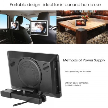 DVD player 10.1 Inch TFT Digital LCD Screen Headrest DVD Player Touch Button Monitor with HD USB SD Port DVD player headrest