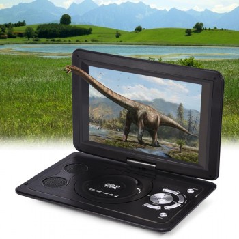 13.9inch 110-240V  HD TV Portable DVD Player 800*480 Resolution 16:9 LCD Screen For EU Plug DVD Players 2018