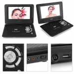 Portable 9 inch DVD Player LCD Screen Car TV Player FM Radio Receiver with Gamepad US Plug