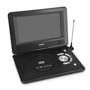 Portable 9 inch DVD Player LCD Screen Car TV Player FM Radio Receiver with Gamepad US Plug