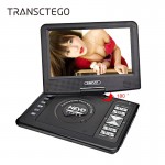 TRANSCTEGO Portable DVD Player TV 9.8 Inch For Car Home Digital With Usb HD Screen Support TV Game MPEG DVD VCD CD MP3 Radio DVB