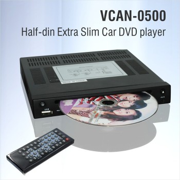 2016 hot sales Half-din Extra Slim Car DVD player 1/2 din DVD player