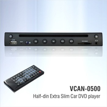 2016 hot sales Half-din Extra Slim Car DVD player 1/2 din DVD player