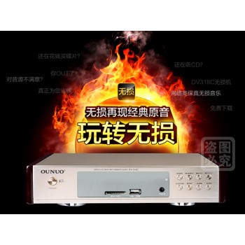 OUNUO DV318C Loseless Music (APE/FLAC/WAV/MP3/WMA) USB/SD Player Bluetooth/FM Radio/AUX Input/DSP/USB Chargeable/Remote Control