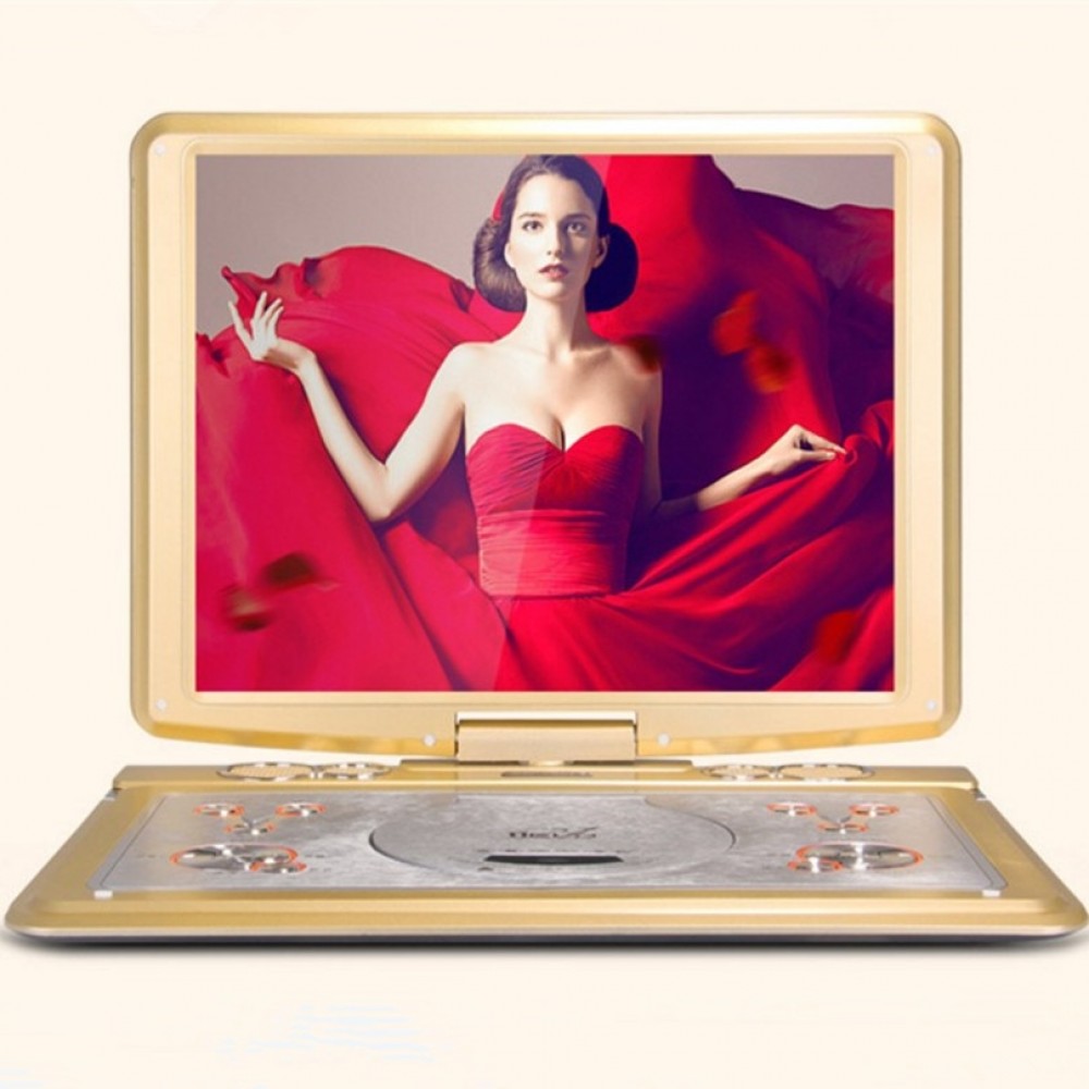 Mobile DVD Player 20 inch ultra-thin high-definition display Built-in Battery portable Game EVD, MPEG4, VCD, CD, DVD-RW,CD-R/RW