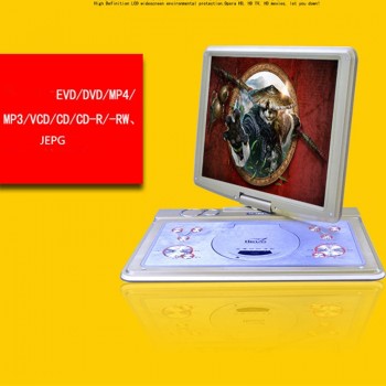 Mobile DVD Player 20 inch ultra-thin high-definition display Built-in Battery portable Game EVD, MPEG4, VCD, CD, DVD-RW,CD-R/RW
