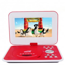 12 inch Portable 3D HD DVD EVD Player Moving TV VCD CD MP3/4 SD USB GAME Mobile tv Disc game Video machine free shipping