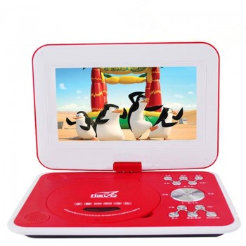 12 inch Portable 3D HD DVD EVD Player Moving TV VCD CD MP3/4 SD USB GAME Mobile tv Disc game Video machine free shipping
