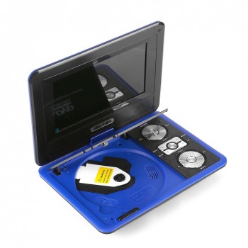 Portable Ultra 7inch HD DVD Player Swivel Screen Support Game Radio SD Card
