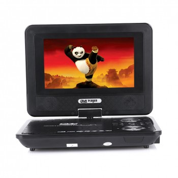 Portable Ultra 7inch HD DVD Player Swivel Screen Support Game Radio SD Card