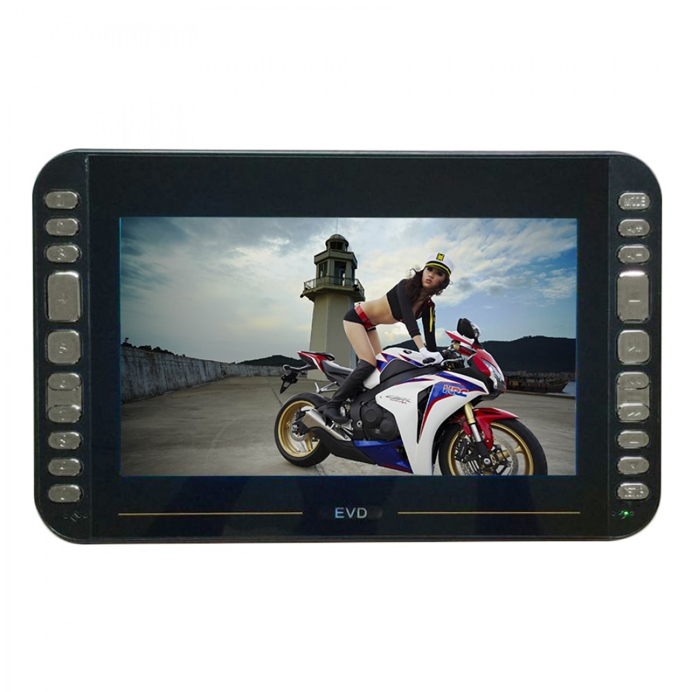 In stock! 9.8 inch Portable DVD EVD Player TV VCD CD MP3/4 For SD USB GAME Mobile TV Free Shipping