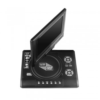 Fornorm 7.8LCD Display DVD Player 270 Degree Swivel Screen Portable TV Game Player With USB SD Card Reader Car Charger Gamepad