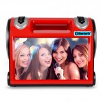 Portable DVD Video player card Bluetooth speaker K song sound old man watching machine multimedia player FM radio HD screen