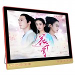 New 22 inch Portable DVD U disk player HD 1280x720P video game machine old man Speakers audio MP3 Music singing with Amplifier