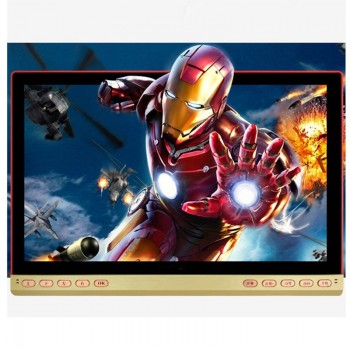 New 22 inch Portable DVD U disk player HD 1280x720P video game machine old man Speakers audio MP3 Music singing with Amplifier