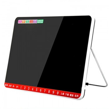 Portable 19 inch DVD VCD HD big screen U disk TF card player outdoor charging MP3 music drama video machine Hi-Fi speakers mp4