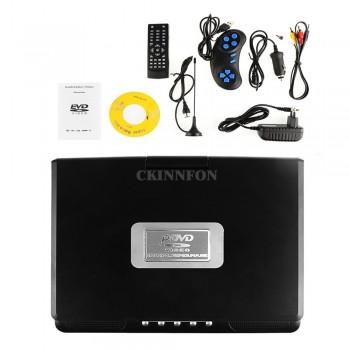 DHL 20PCS Portable 7.8 DVD Player LCD Screen Digital Video Disc Player Machine Swivel Screen Support TV Game CD DVD VCD