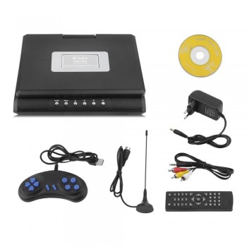 FJD-750 7-Inch TFT LCD Screen DVD Player 270 Degrees Swivel Screen Digital Multimedia Player Support USB Secure Digital Card