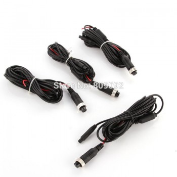4ch Auto Vehicle Car Mobile DVR SD Card +4 CCD Camera Realtime Safety Vision Kit